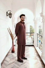 CLASSIC BURGUNDY KURTA PAJAMA