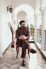 CLASSIC BURGUNDY KURTA PAJAMA